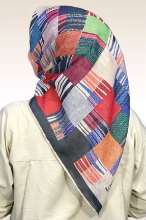 روسری مشکی پنبه (نخی) 90 x 90 کد 762064392