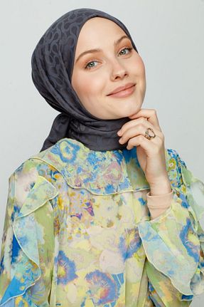 شال طوسی زنانه پنبه ای VALORSCARF - کد 751930732