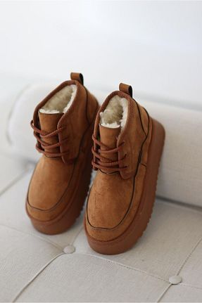 چکمه قهوه ای زنانه پاشنه متوسط (5-9 سانتی متر) selinshoes - کد 762624680