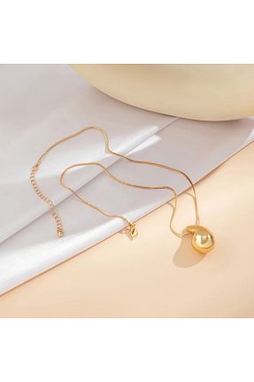 گردنبند استیل ( فولاد ) طلائی زنانه استیل (فولاد) Fioroni - کد 761661013
