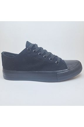 کفش اسنیکر مشکی زنانه بند دار OUTLET - کد 759013406