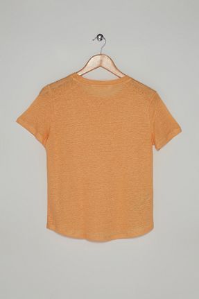 تیشرت نارنجی زنانه رگولار MANGO - کد 738518333