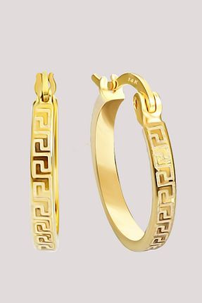 گوشواره طلا زرد زنانه 14 عیار PRENSES PIRLANTA - کد 761578214