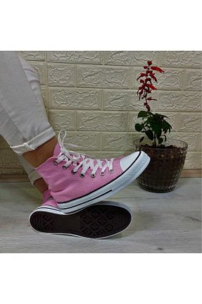 کفش اسنیکر صورتی زنانه بند دار Fiyra - کد 761266150