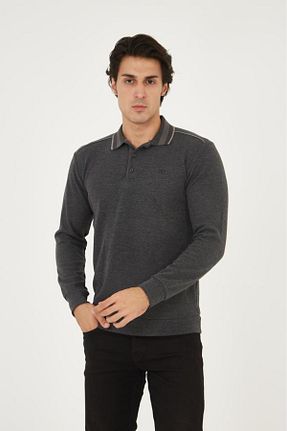پلیور طوسی مردانه ساده Rey Polo - کد 761635269