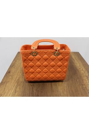 کیف دوشی نارنجی زنانه چرم مصنوعی via moda - کد 761961286