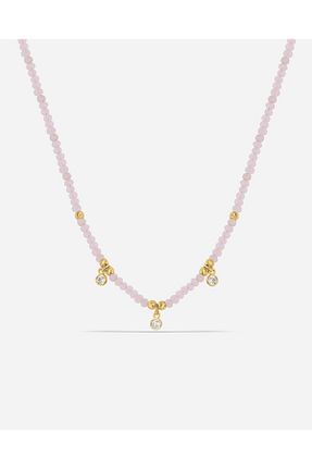 گردنبند نقره طلائی زنانه 925 عیار MEKS JEWELS - کد 761898106
