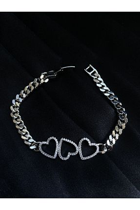 دستبند استیل (فولاد) زنانه استیل (فولاد) ESQUANA - کد 679876840