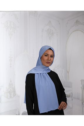 شال آبی زنانه ویسکون SpecialScarf Hijab Fashion - کد 762311864