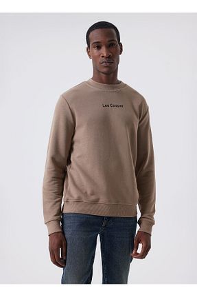 سوئیشرت طوسی مردانه ساده Lee Cooper - کد 762134559