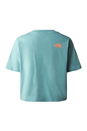 تیشرت سبز زنانه کراپ The North Face - کد 762238671