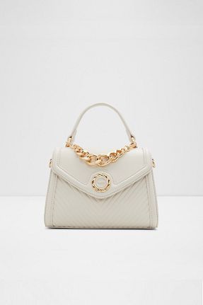 کیف دوشی سفید زنانه چرم مصنوعی Aldo - کد 762527330