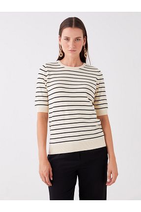 پلیور نباتی زنانه رگولار LC Waikiki - کد 762532727