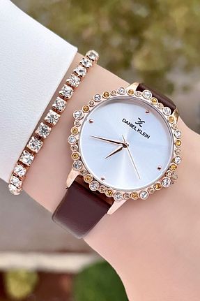 ساعت مچی متالیک زنانه 36 میلی متر Daniel Klein - کد 762574449