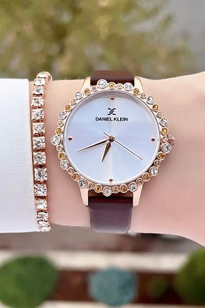 ساعت مچی متالیک زنانه 36 میلی متر Daniel Klein - کد 762574449