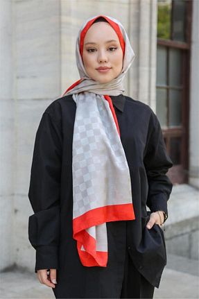 شال طوسی زنانه ویسکون İpekel - کد 762734645