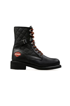 بوت / نیم بوت مشکی زنانه چرم خالص Harley Davidson - کد 762937543