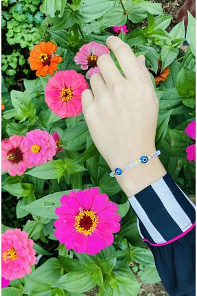 دستبند جواهر فیروزه ای زنانه منجق LOZA BUTİK - کد 762878416