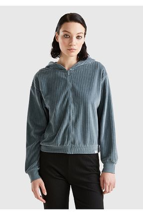 سوئیشرت طوسی زنانه ساده United Colors of Benetton - کد 762912786