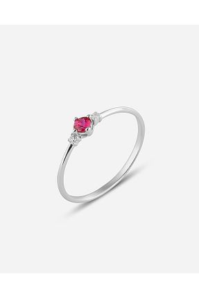 انگشتر نقره سفید زنانه زیرکن MEKS JEWELS - کد 763062721