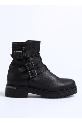 بوت / نیم بوت مشکی مردانه پاشنه تخت Harley Davidson - کد 763100442