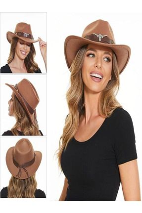 کلاه قهوه ای زنانه Shopiolog - کد 763139209