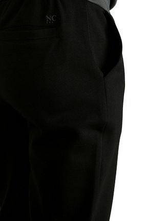 شلوار مشکی مردانه پنبه - پلی استر - الاستین Ncs - کد 763548246