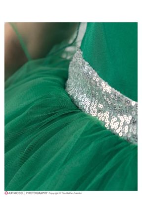 لباس سبز بچه گانه بافت رگولار آستین-بلند کد 763559885