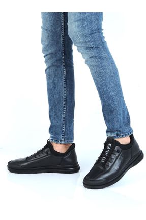 کفش کژوال مشکی مردانه پاشنه کوتاه ( 4 - 1 cm ) پاشنه ساده کد 763883688