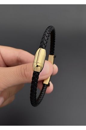 دستبند استیل (فولاد) مشکی زنانه استیل (فولاد) JOLL - کد 763684330