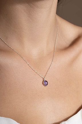 گردنبند نقره زنانه 925 عیار Takıdepo - کد 764004628