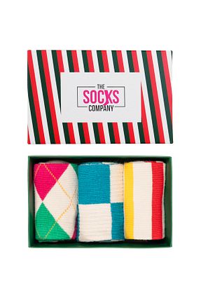 جوراب سفید زنانه پنبه - الاستین The Socks Company - کد 764034549