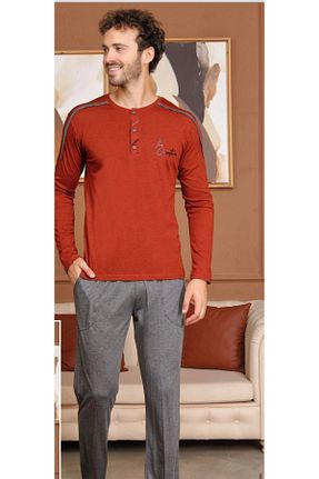 ست لباس راحتی قهوه ای مردانه ساده Bone Club - کد 764363585