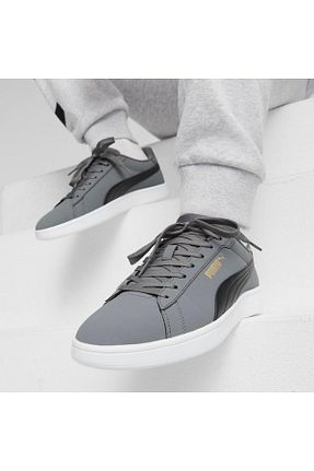 کفش پیاده روی طوسی مردانه میکروفیبر Puma - کد 764545972
