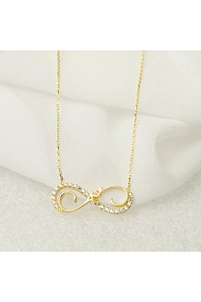 گردنبند استیل ( فولاد ) طلائی زنانه استیل (فولاد) istanbulbigsale - کد 764599453
