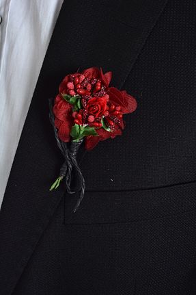 سنجاق یقه قرمز پلی استر YAĞMUR SANAT TASARIM - کد 762920934