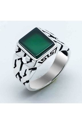 انگشتر نقره مردانه عقیق bymissmücevherat - کد 655848487