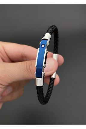 دستبند استیل (فولاد) مشکی زنانه استیل (فولاد) JOLL - کد 738709141