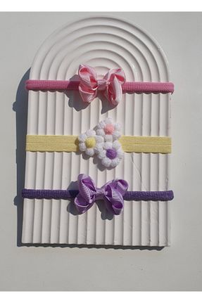 کش سر صورتی بچه گانه الاستین kalben accessories - کد 763820017