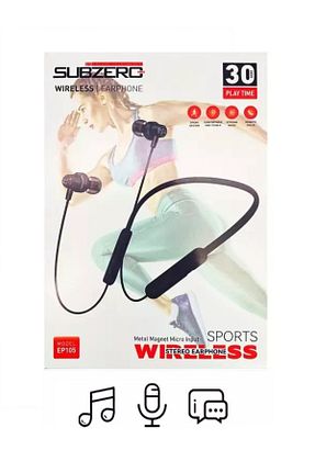 هدست بلوتوث بند گردنی مشکی giyitec - کد 753429010