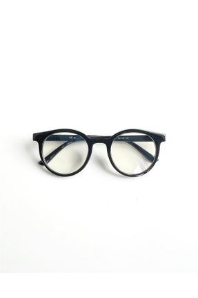 عینک محافظ نور آبی مشکی زنانه 50 شیشه UV400 پلاستیک کد 466210923