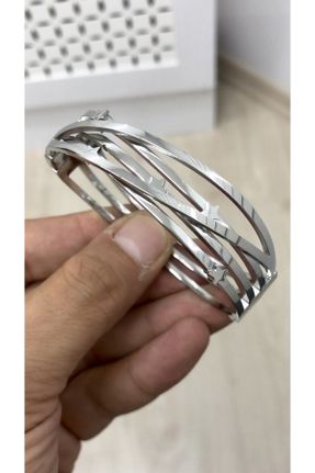 دستبند استیل زنانه فولاد ( استیل ) کد 353067836