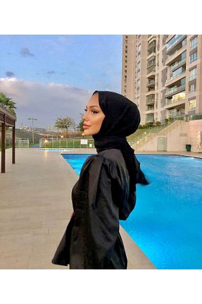 شال مشکی زنانه پلی استر fashionshopstella - کد 764312780