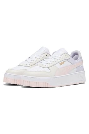 کفش پیاده روی سفید زنانه میکروفیبر Puma - کد 764546005