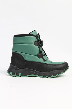 بوت / نیم بوت سبز زنانه چرم مصنوعی Benetton - کد 764567179