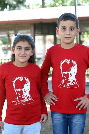 تیشرت قرمز بچه گانه رگولار çiko kids - کد 763098972