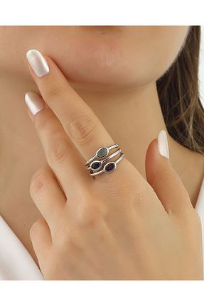 انگشتر نقره سفید زنانه 925 عیار MEKS JEWELS - کد 763170005