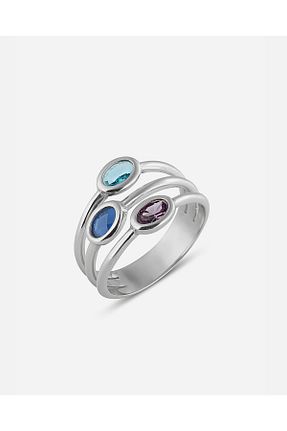 انگشتر نقره سفید زنانه 925 عیار MEKS JEWELS - کد 763170005