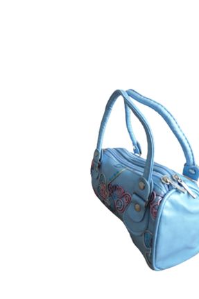 کیف دستی آبی بچه گانه سایز کوچک چرم مصنوعی کد 763529963