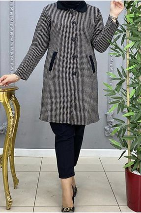 کت حجاب قهوه ای زنانه رگولار ECE GİYİM - کد 763538187